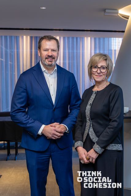 Ed Husic MP and Elfa Moraitakis